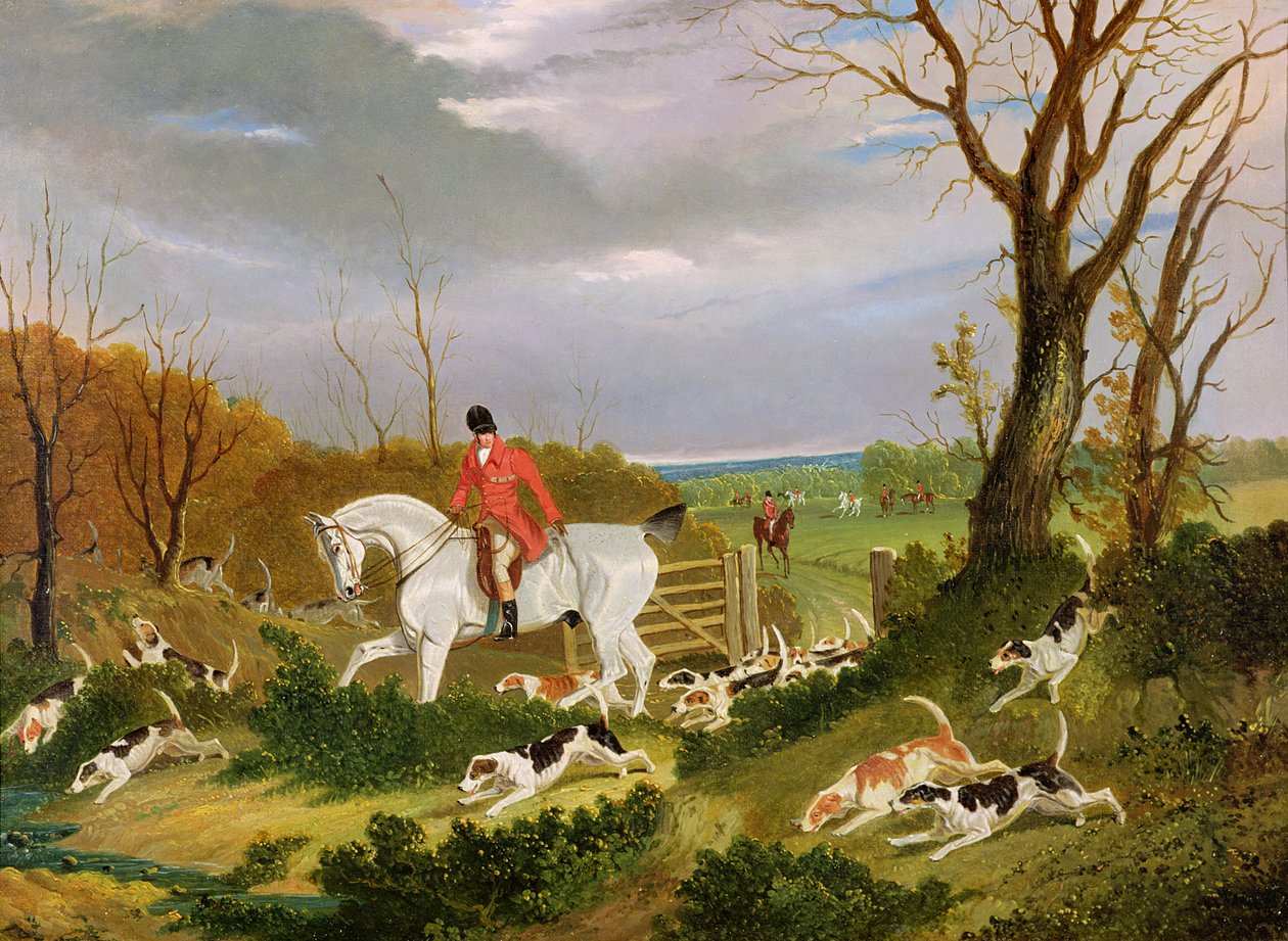 La caccia nel Suffolk - Andando a coprire vicino a Herringswell da John Frederick Herring Senior