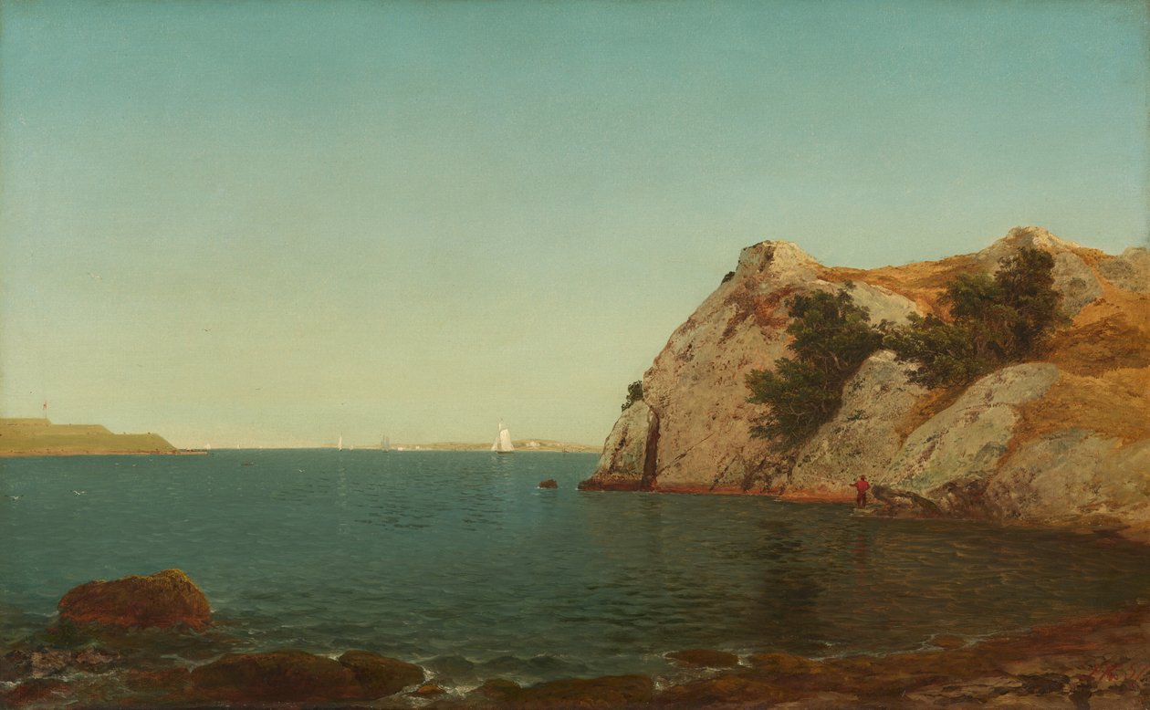 Beacon Rock, porto di Newport da John Frederick Kensett