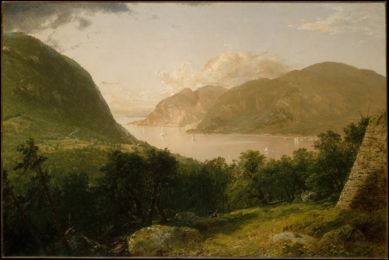 Scena sul fiume Hudson da John Frederick Kensett