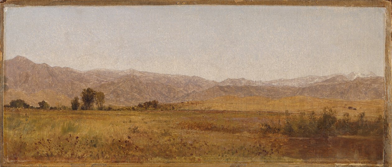 Catena innevata e colline dalla Valle di Valmo da John Frederick Kensett