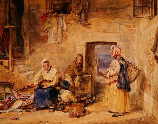 Pescatrici di Newhaven, Edimburgo da John Frederick Lewis