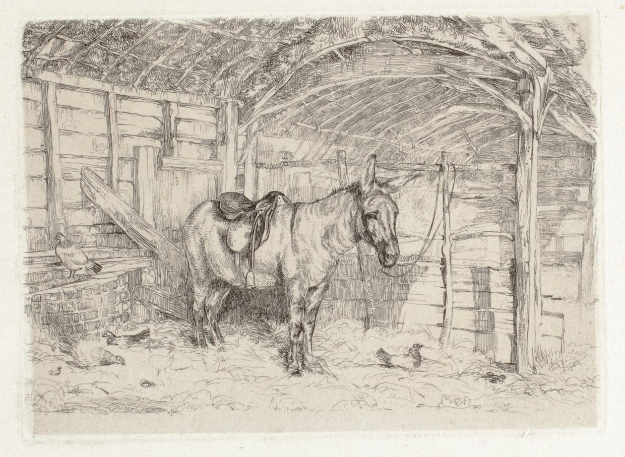 Scena di stalla da John Frederick Lewis
