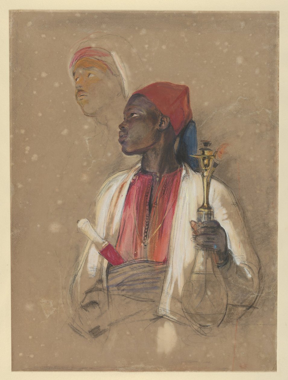 Studio per "Il portatore di pipa" da John Frederick Lewis