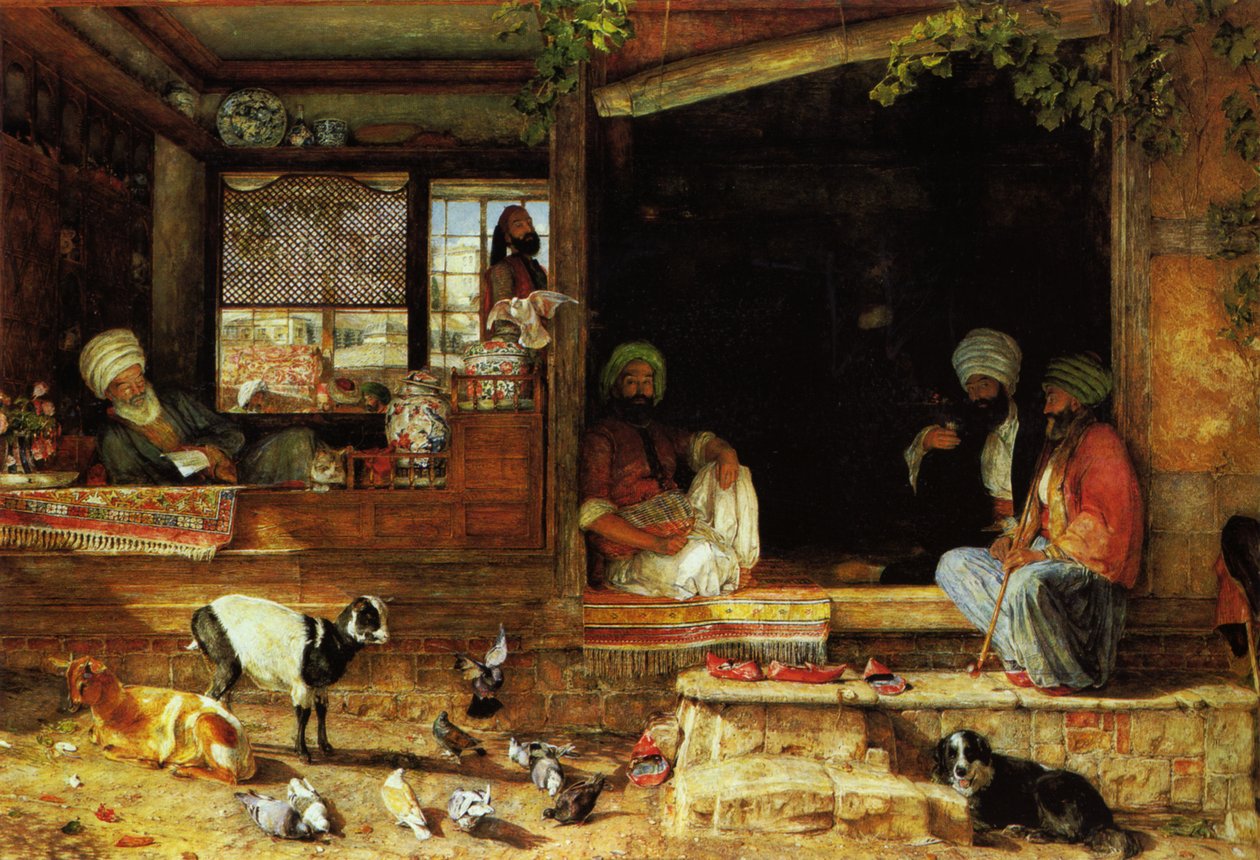 Il negozio di kibab, Scutari, Asia minore da John Frederick Lewis