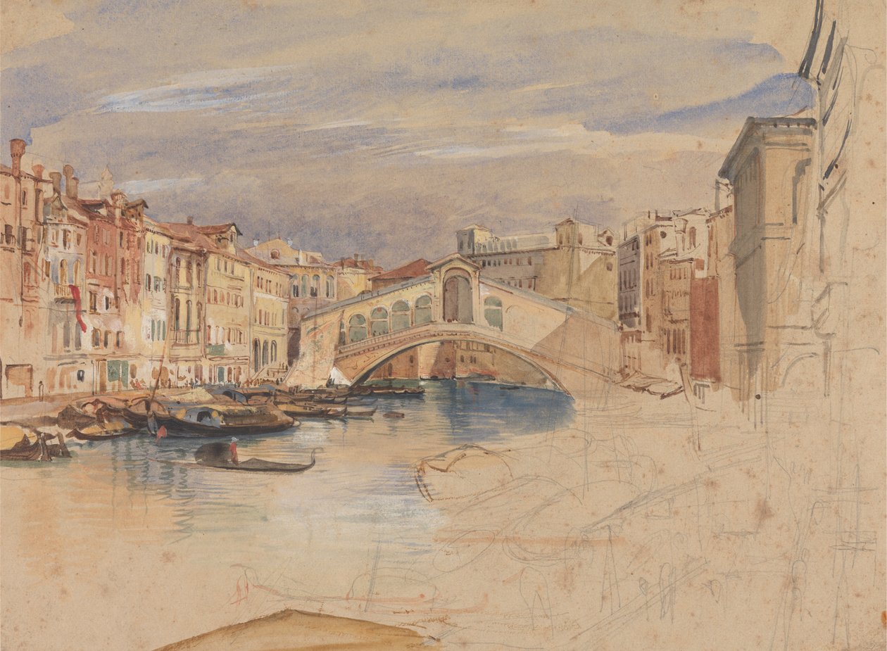 Venezia: Il Canal Grande e il Rialto da John Frederick Lewis