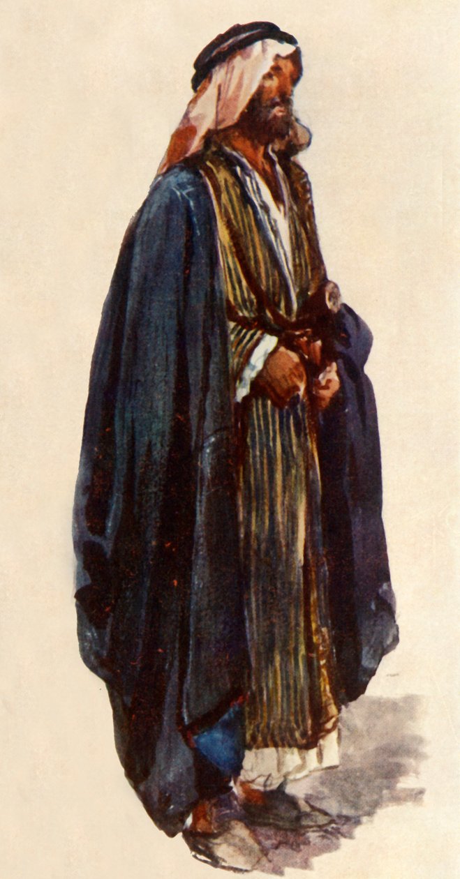 Contadino arabo. Vicinanze di Gerusalemme, 1902 da John Fulleylove