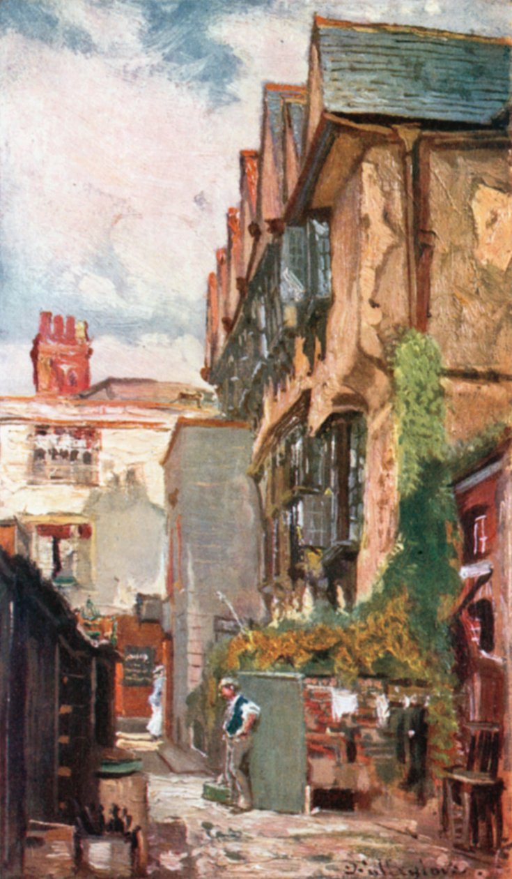 Casa del Vescovo King (litografia a colori) da John Fulleylove