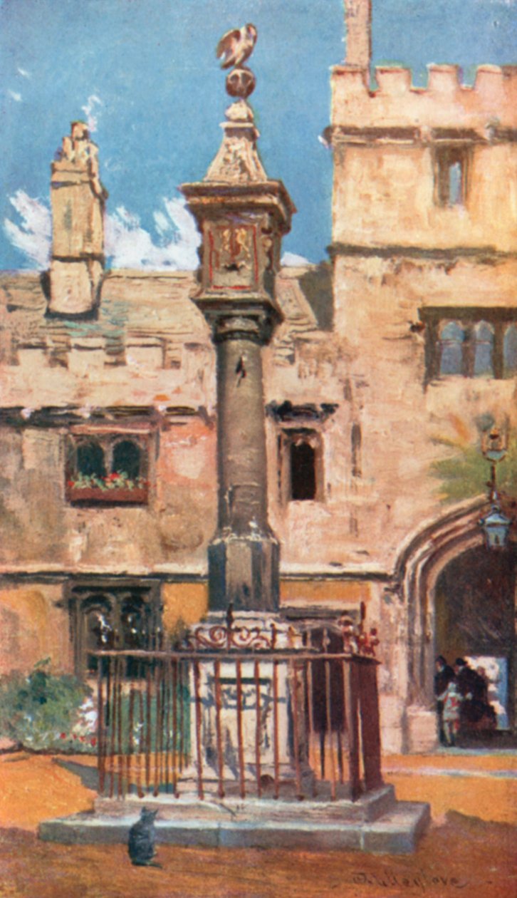 Collegio Corpus Christi (litografia a colori) da John Fulleylove
