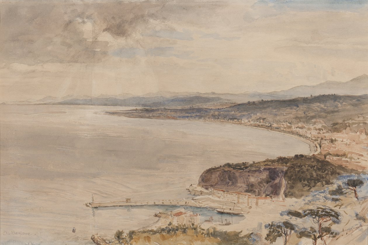 Nizza, vista verso ovest da John Fulleylove