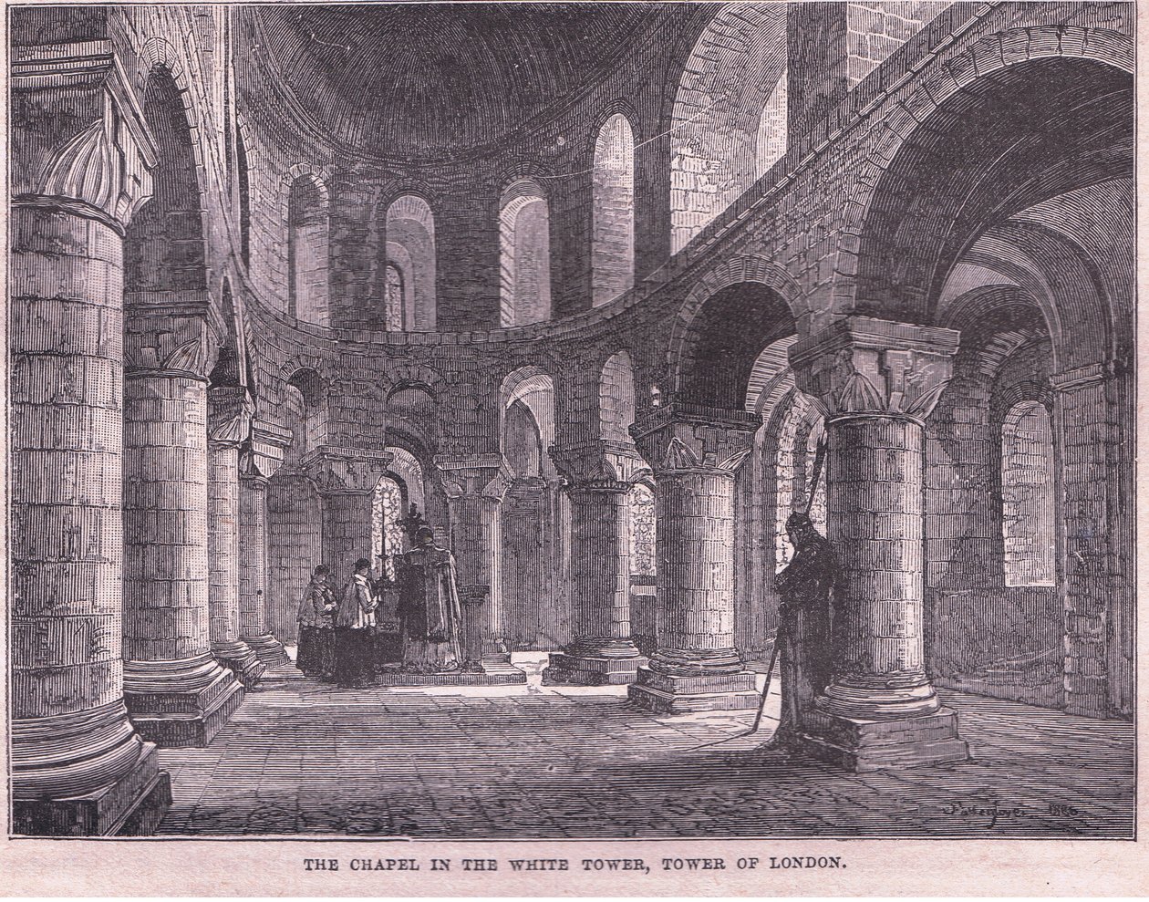 La Cappella nella Torre Bianca, Torre di Londra da John Fulleylove