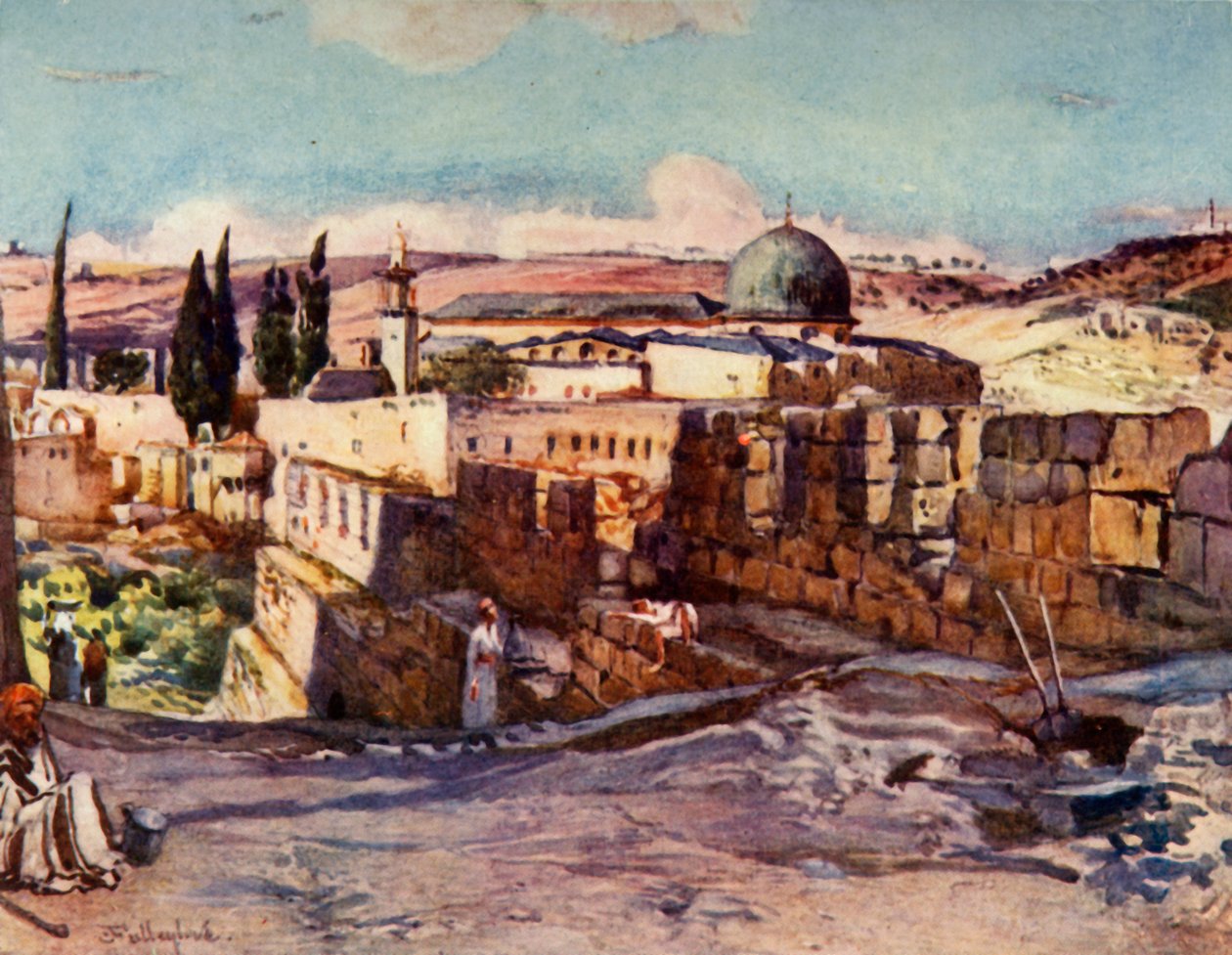 La Moschea di El Aksa dall