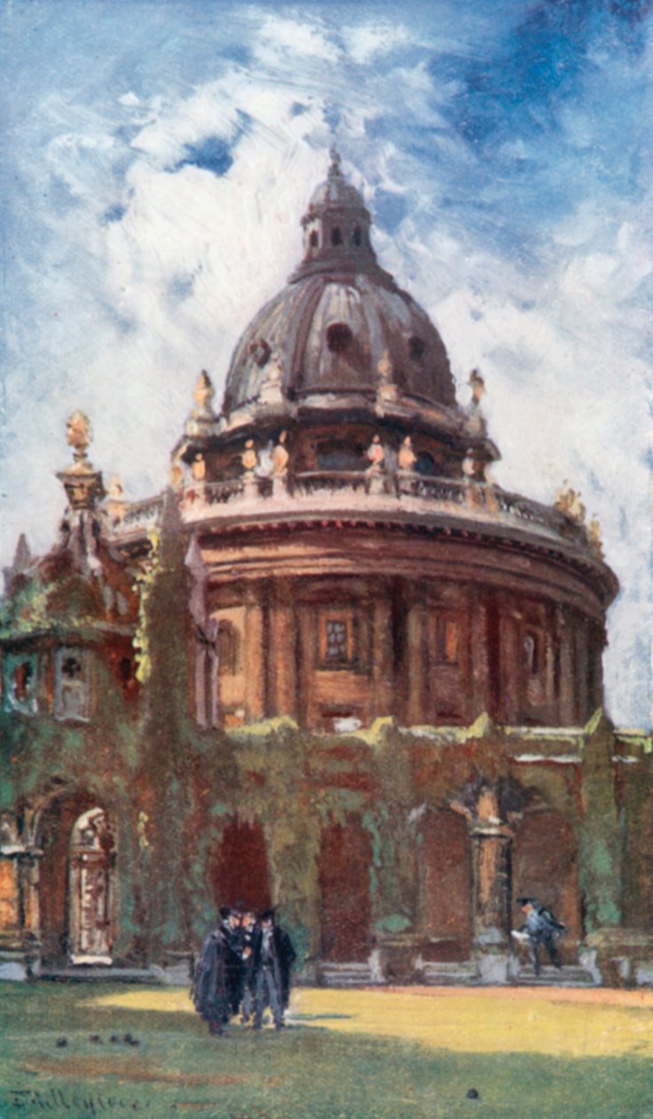 La Biblioteca Radcliffe, o Camera Bodleiana, dall