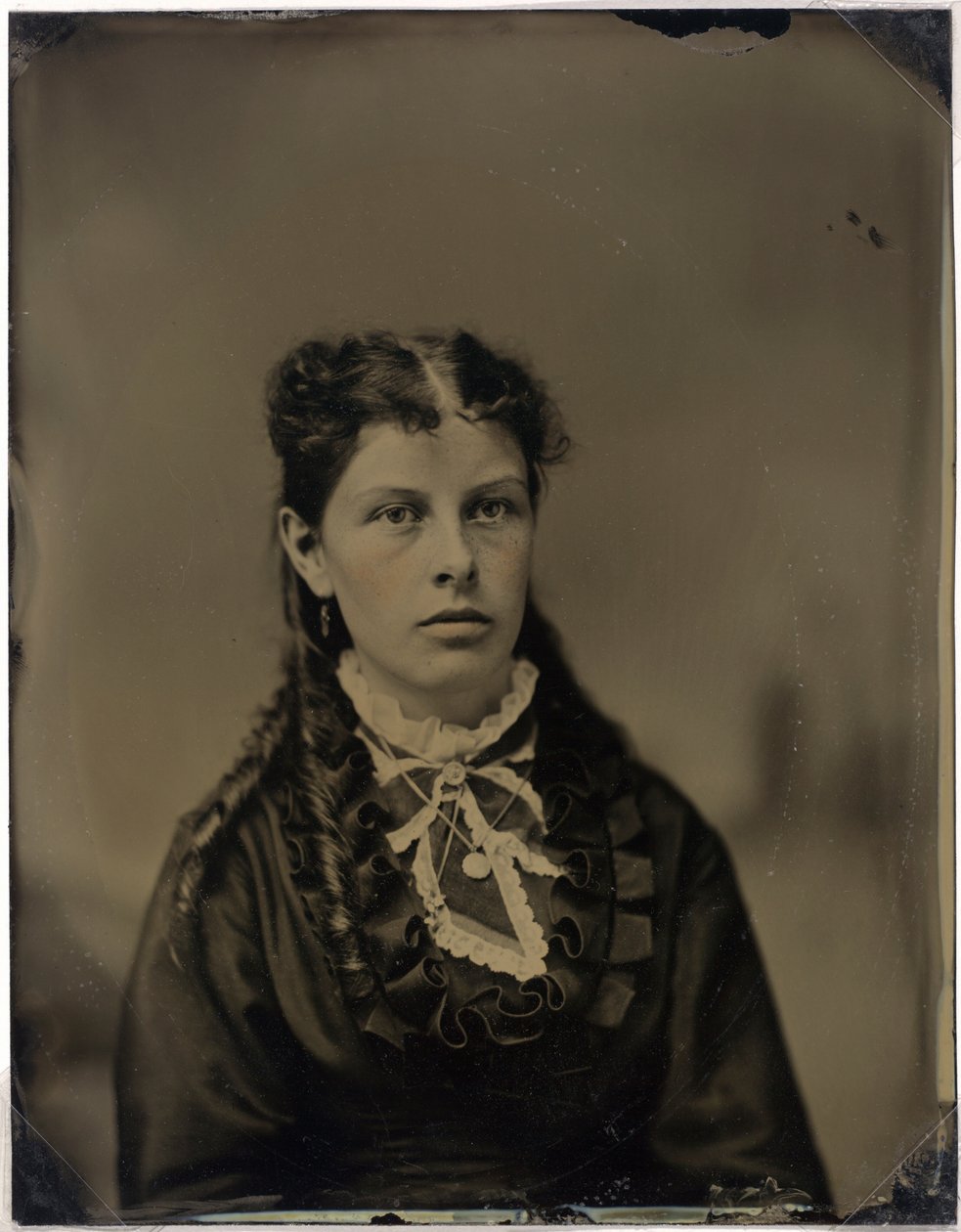 Ritratto di donna, 1870 circa (foto) da John G. Ellinwood