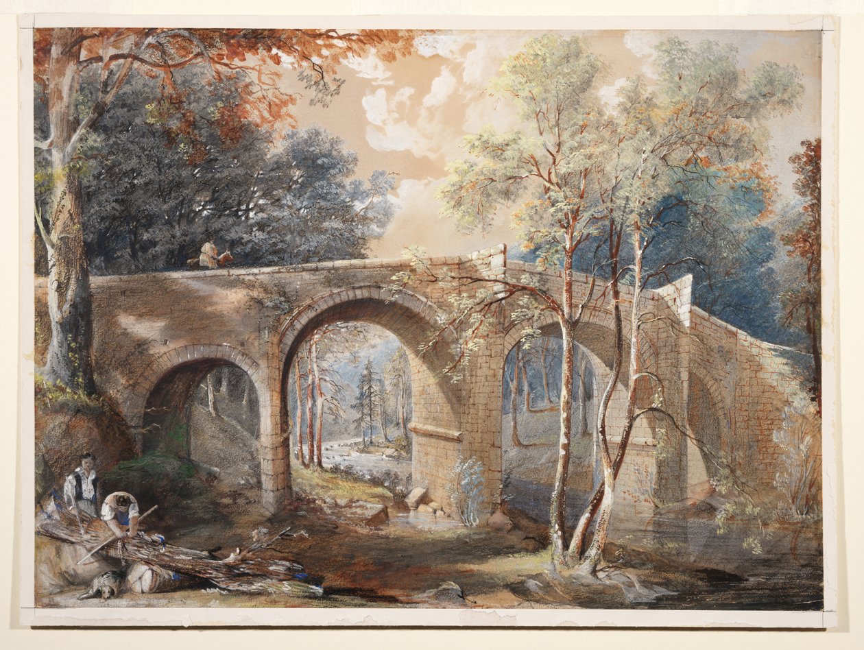 Taglialegna presso Fingle Bridge, Dartmoor da John Gendall