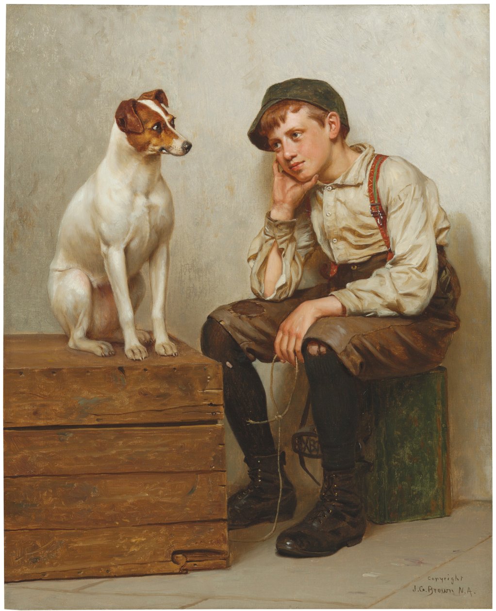 Ammirazione reciproca, 1898 da John George Brown