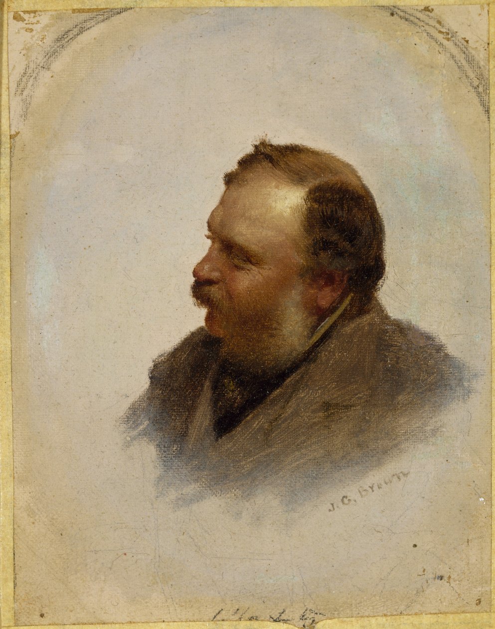 Ritratto di William Brand, c. 1862 da John George Brown