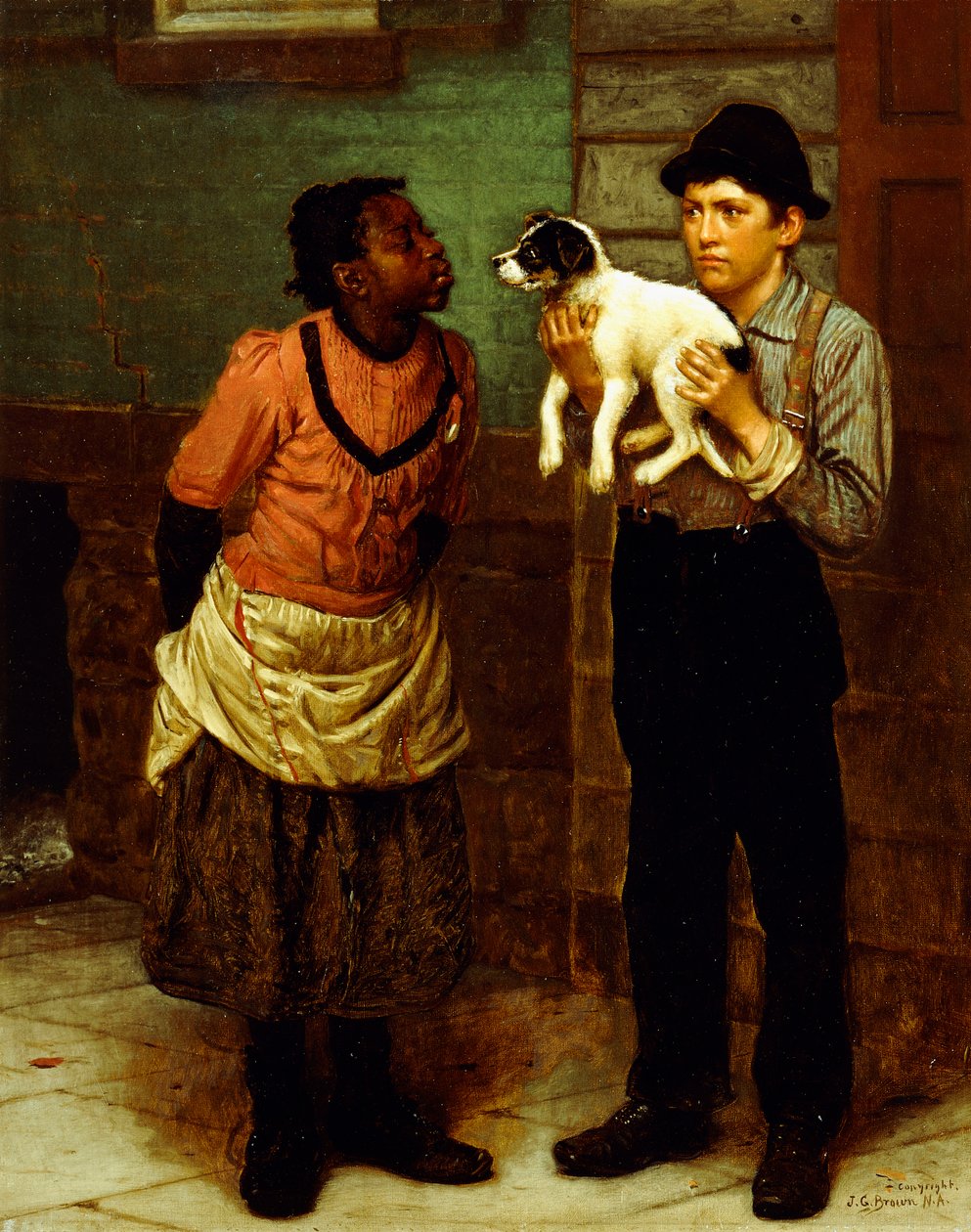 Il nuovo cucciolo da John George Brown