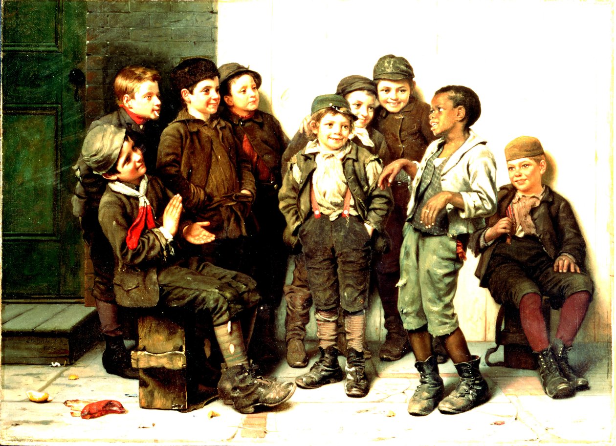 La danza di strada, 1883 da John George Brown