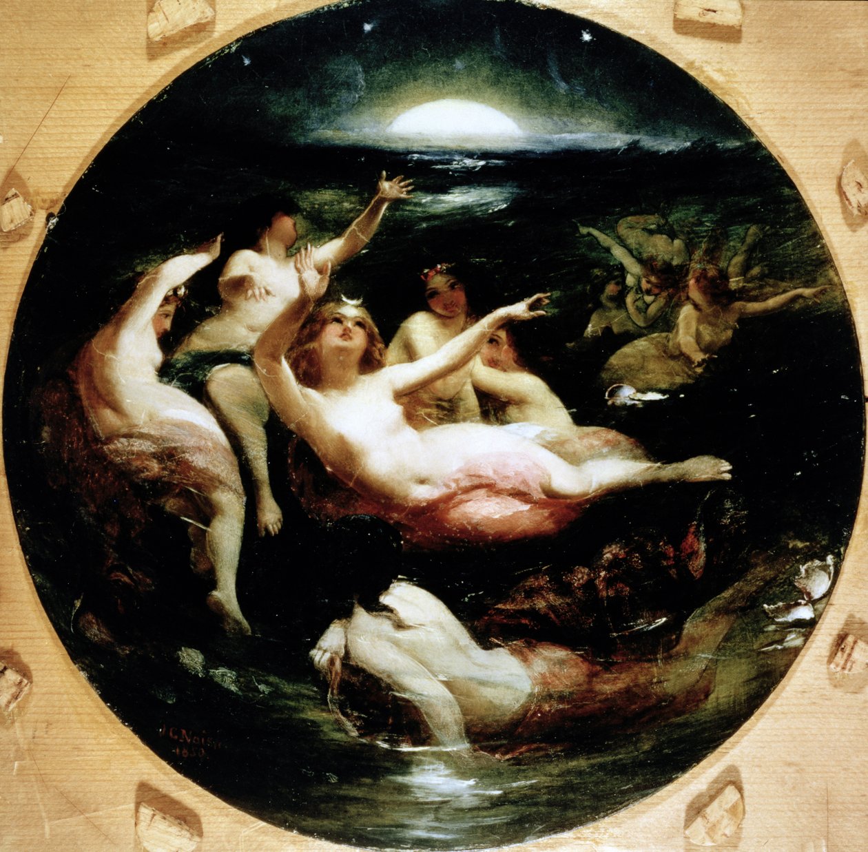 Diana e le sue ninfe, 1850 da John George Naish