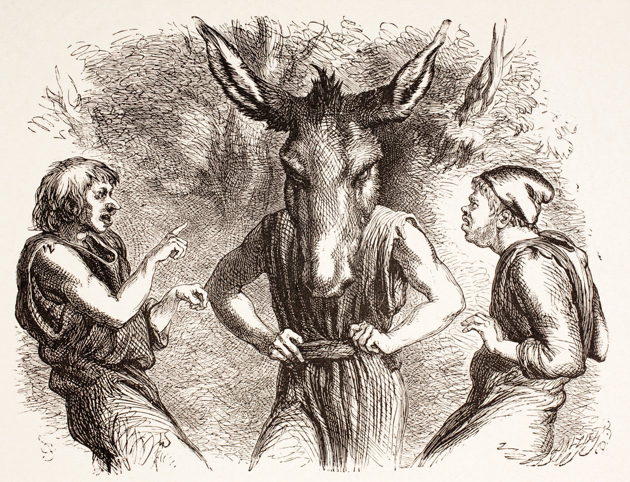 Illustrazione per Sogno di una notte di mezza estate, da 