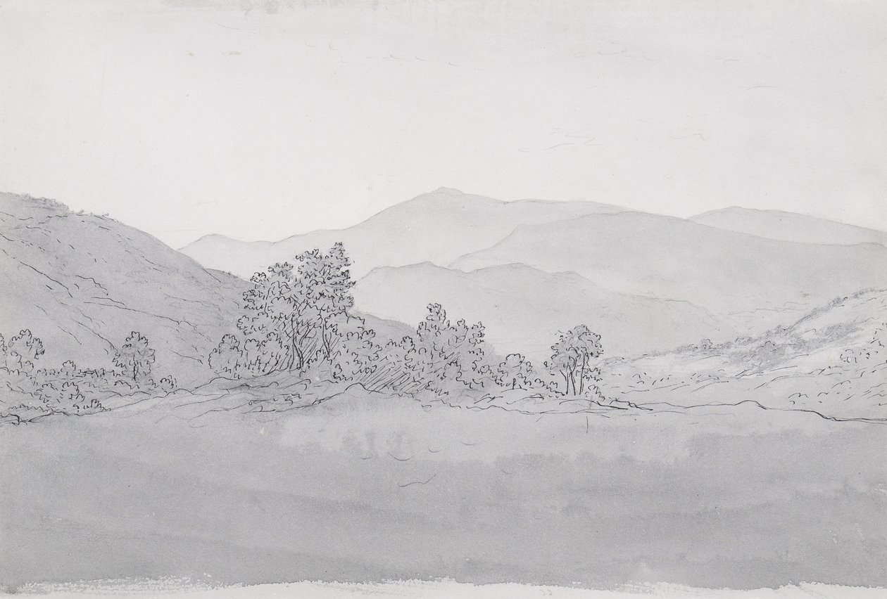 Montagna di Llantysilio, Galles da John Glover