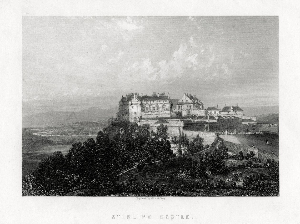Castello di Stirling, Scozia, 1883 da John Godfrey