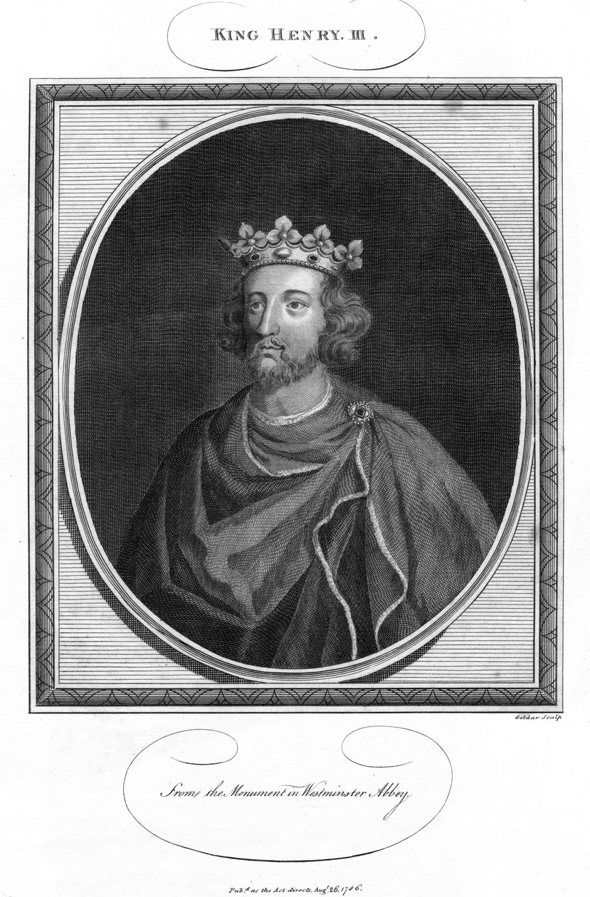 Re Enrico III, 1786 da John Goldar