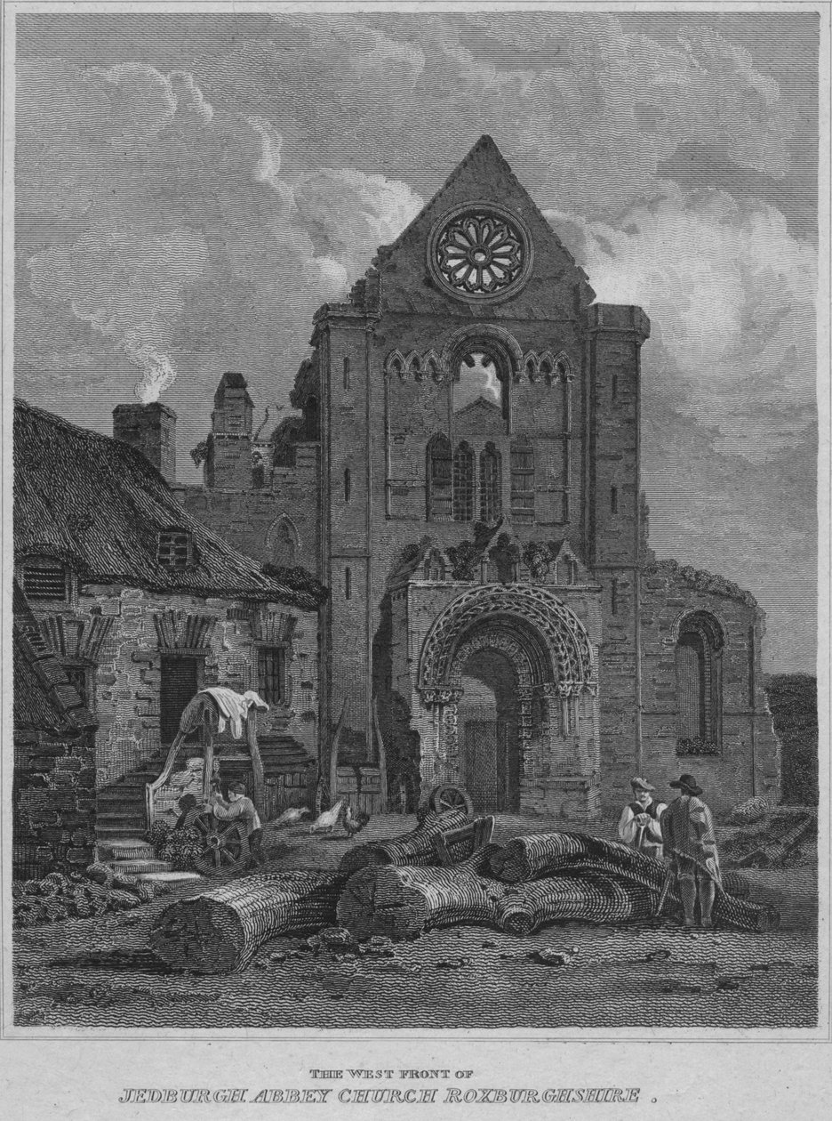 La facciata ovest della chiesa dell