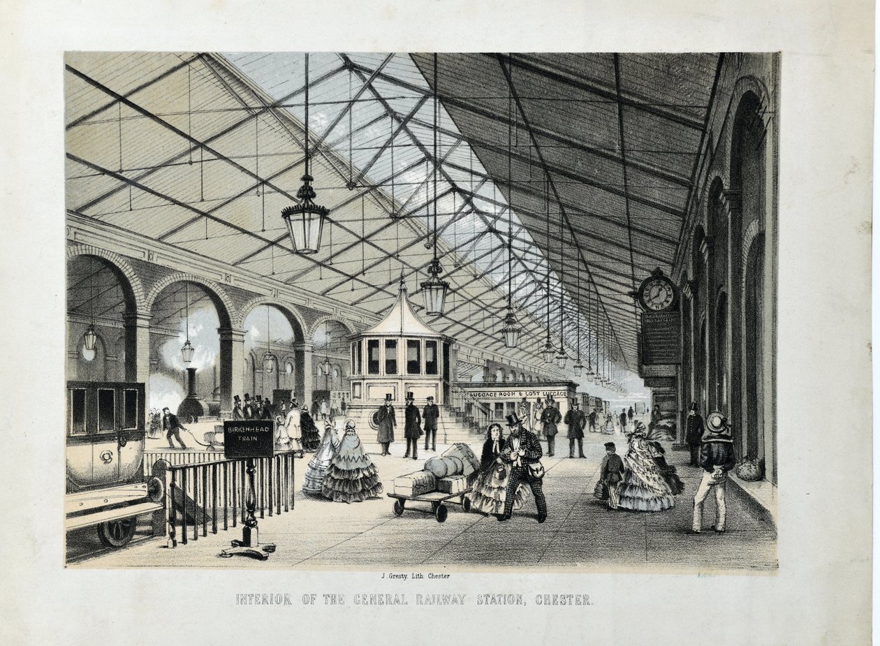 Interno della Stazione Ferroviaria Generale, Chester da John Gresty