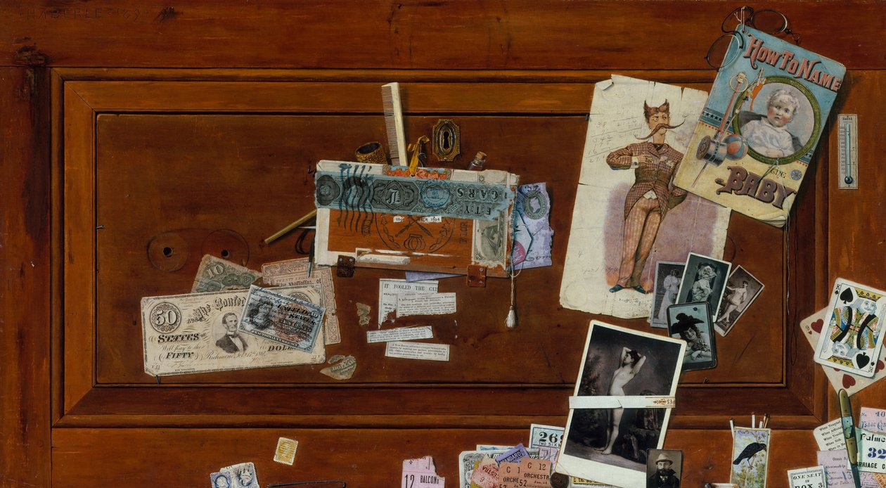 Il cassetto di uno scapolo, 1890-94 da John Haberle