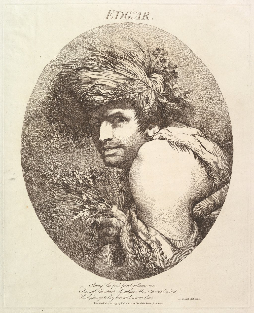 Edgar Dodici Personaggi da Shakespeare da John Hamilton Mortimer
