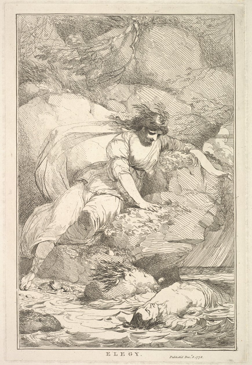 Elegia da Quindici Incisioni Dedicate a Sir Joshua Reynolds, 8 dicembre 1778 da John Hamilton Mortimer