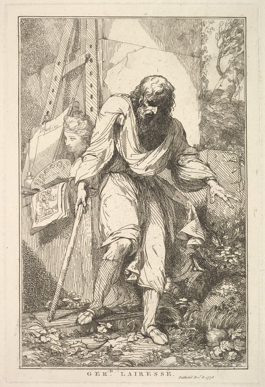 Gerard Lairesse da Quindici incisioni dedicate a Sir Joshua Reynolds, 8 dicembre 1778 da John Hamilton Mortimer