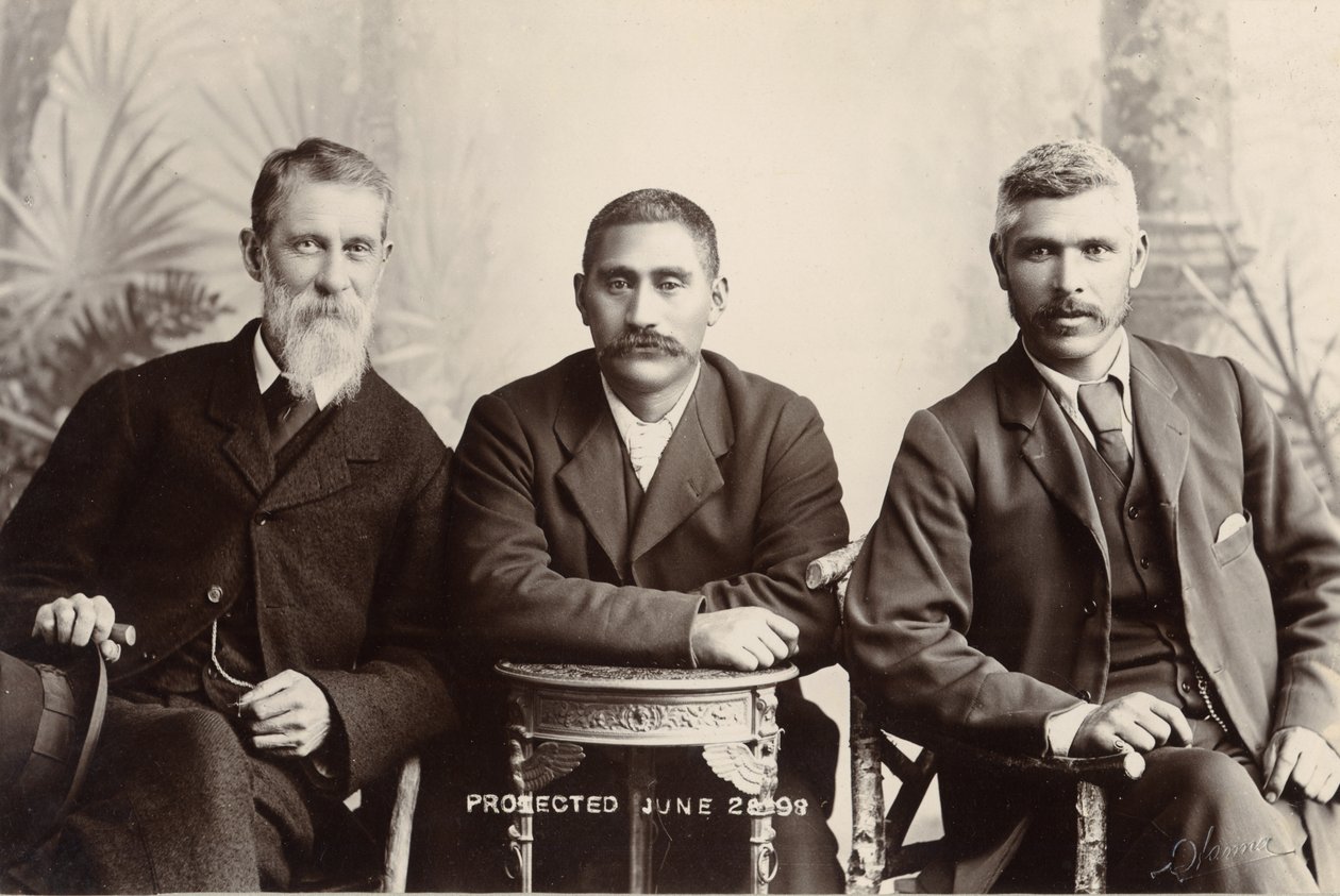 William Australia Graham, Re Mahuta Tawhaio e Tahuna Heirangi, giugno 1898 da John Hanna