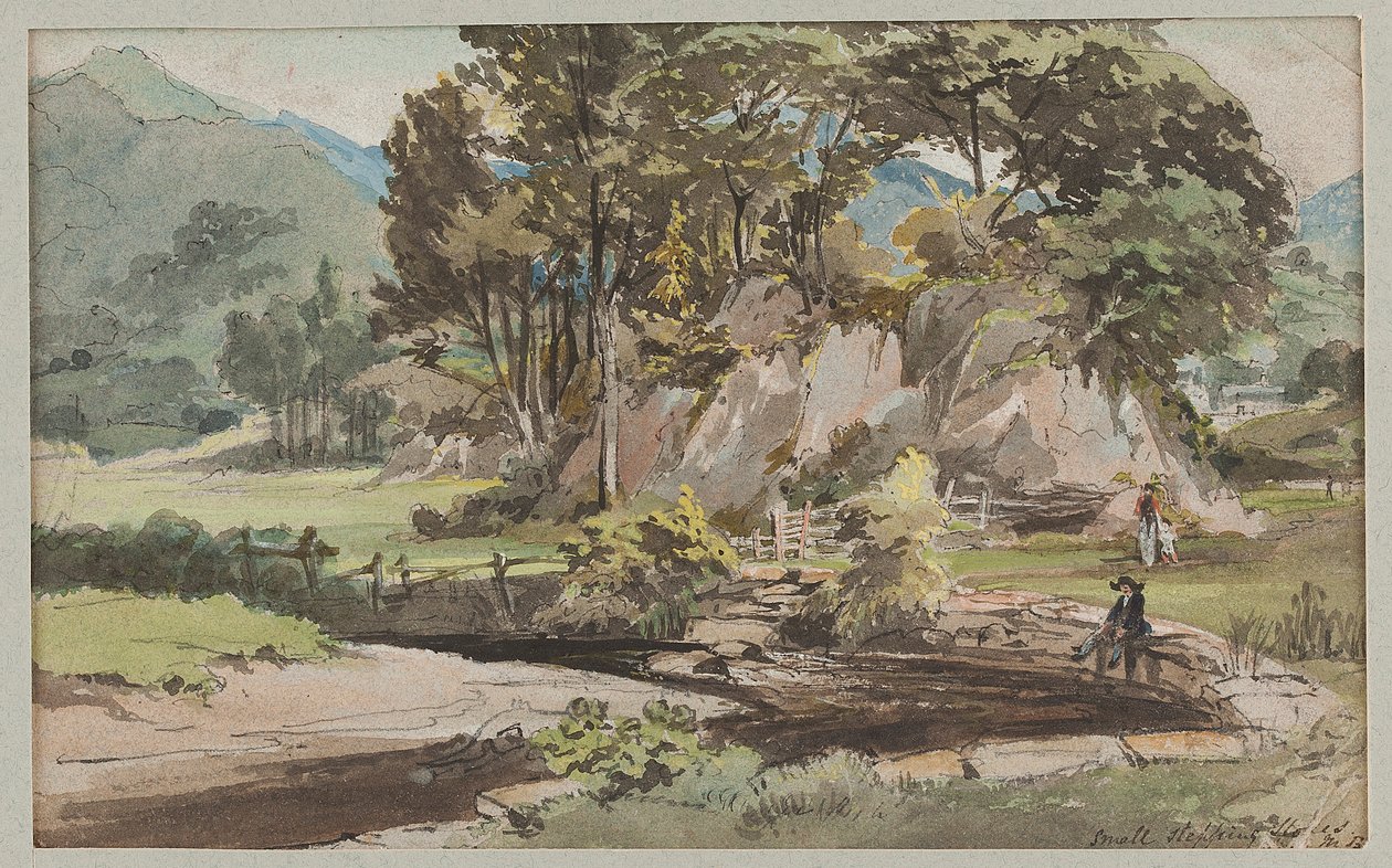 Un giardino a Brathay, 1812 da John Harden