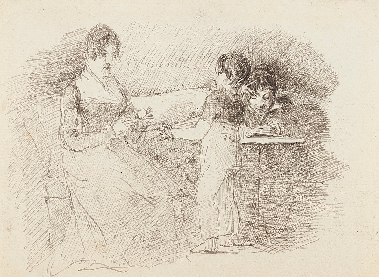 Ragazzo che tiene la lana, 1843 da John Harden
