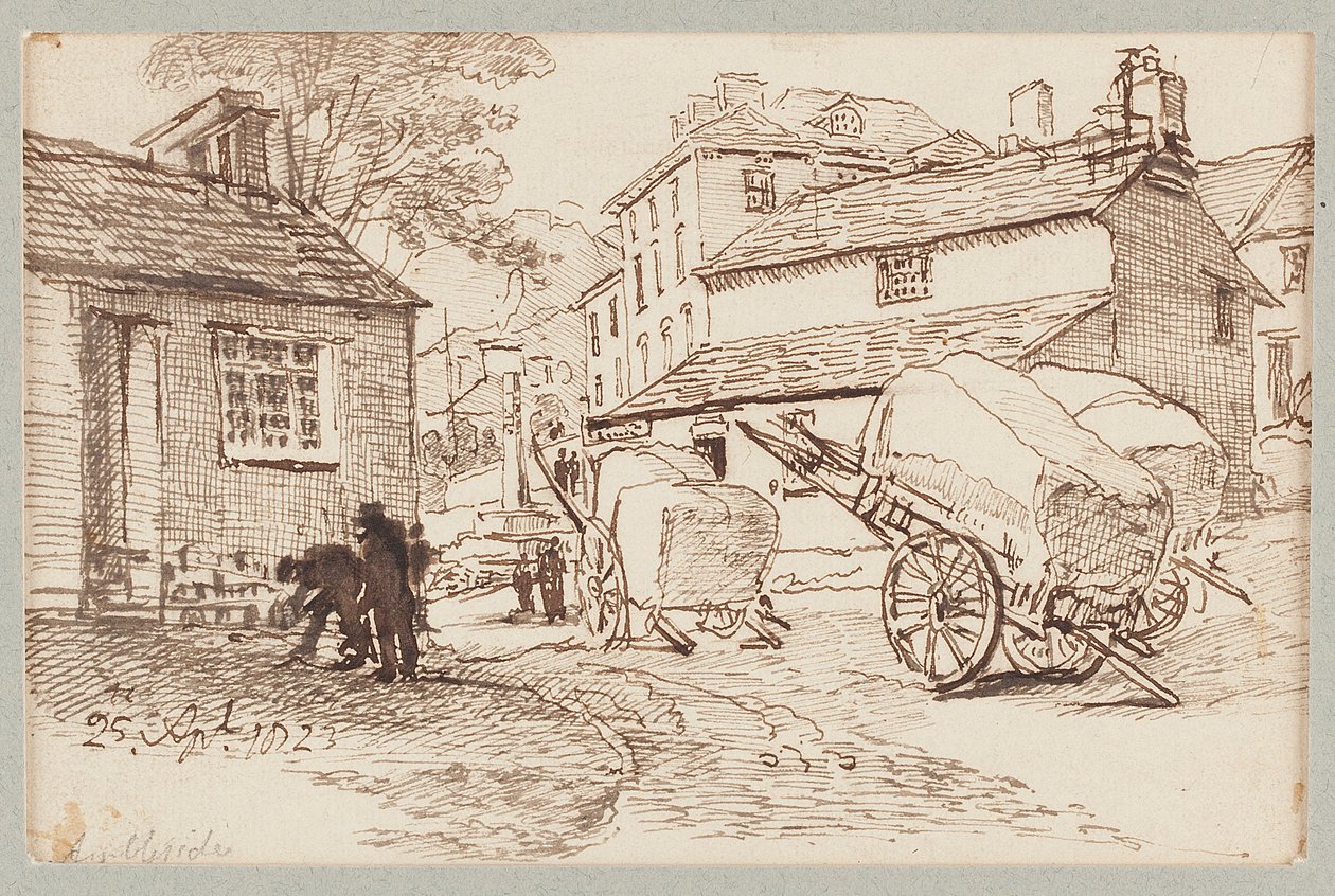 Carri ad Ambleside, Cumbria, 1823 da John Harden