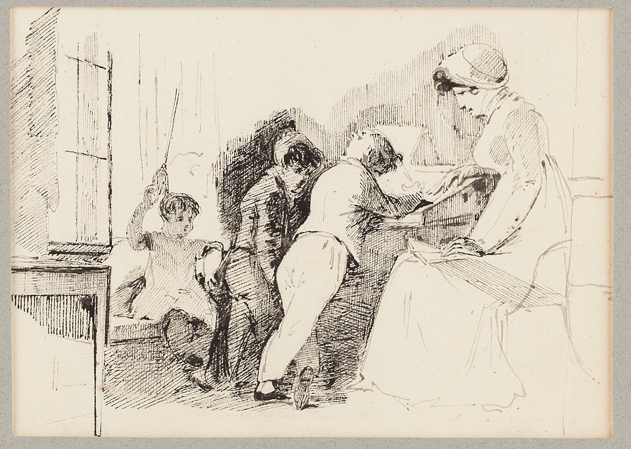 Jessy, Robert, Joseph e Sophie, 1818 da John Harden