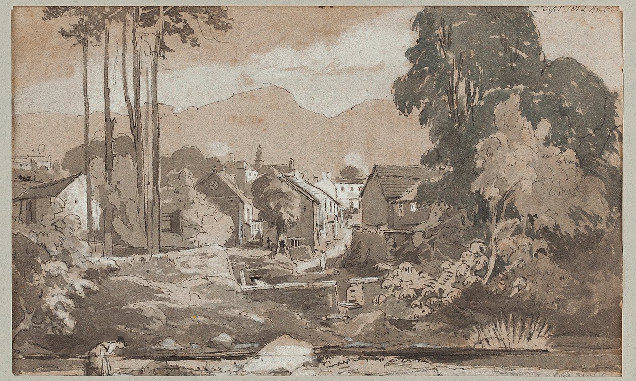 Vista a Est verso Ambleside, 1812 da John Harden