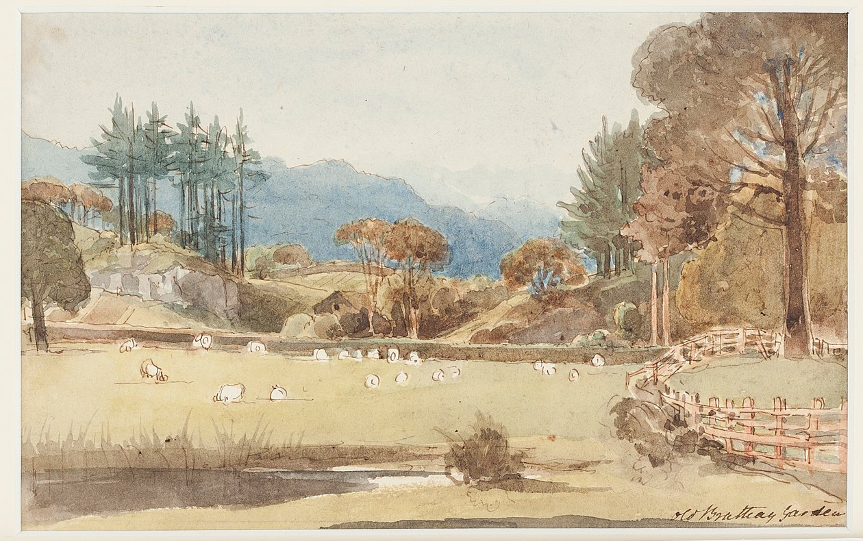 Vista su Langdale, Distretto dei Laghi, Cumbria, 1831 da John Harden
