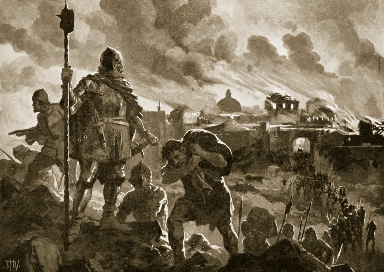 Ivan il Nero dà fuoco a Zhabliak da John Harris Valda