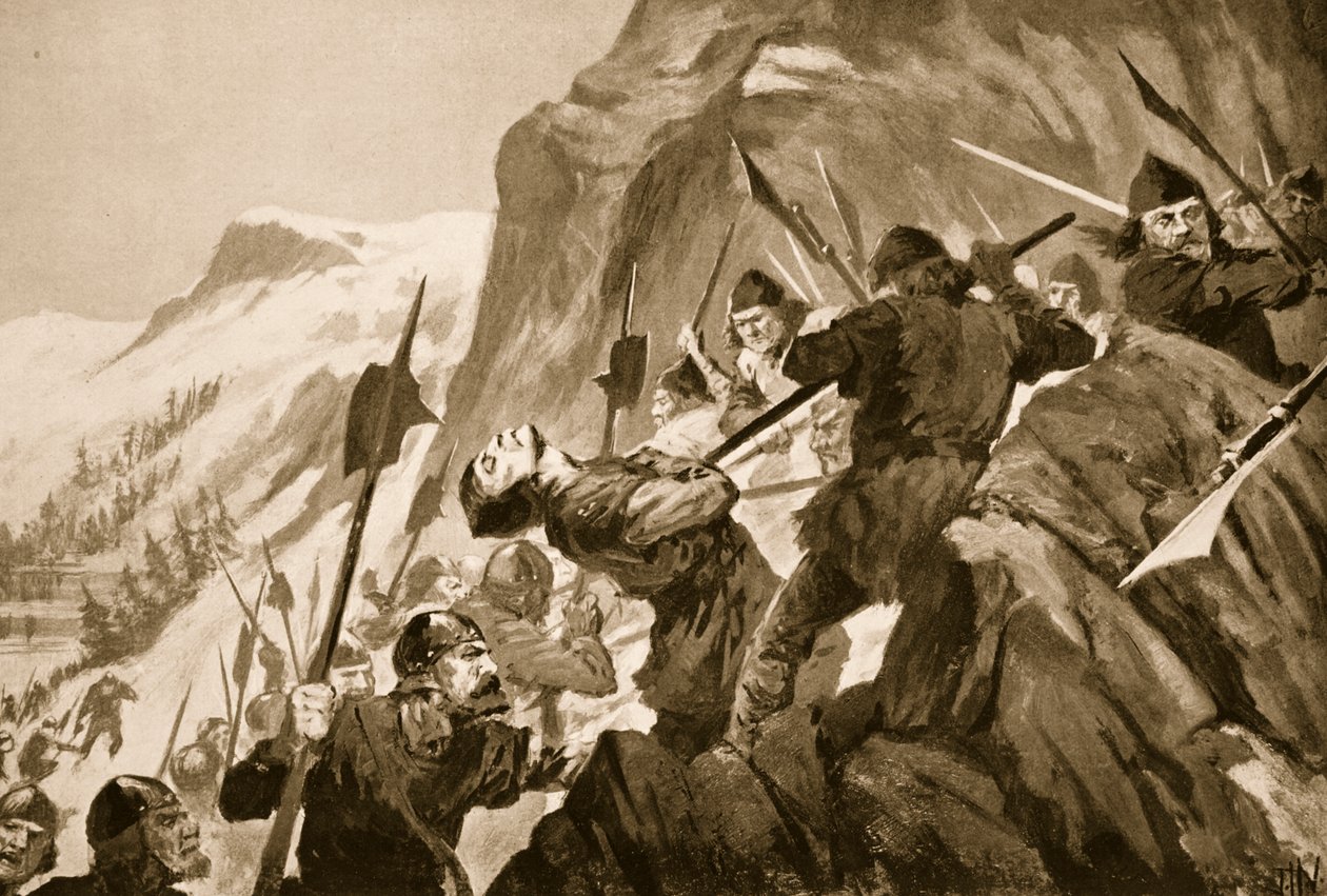La battaglia di Morgarten da John Harris Valda