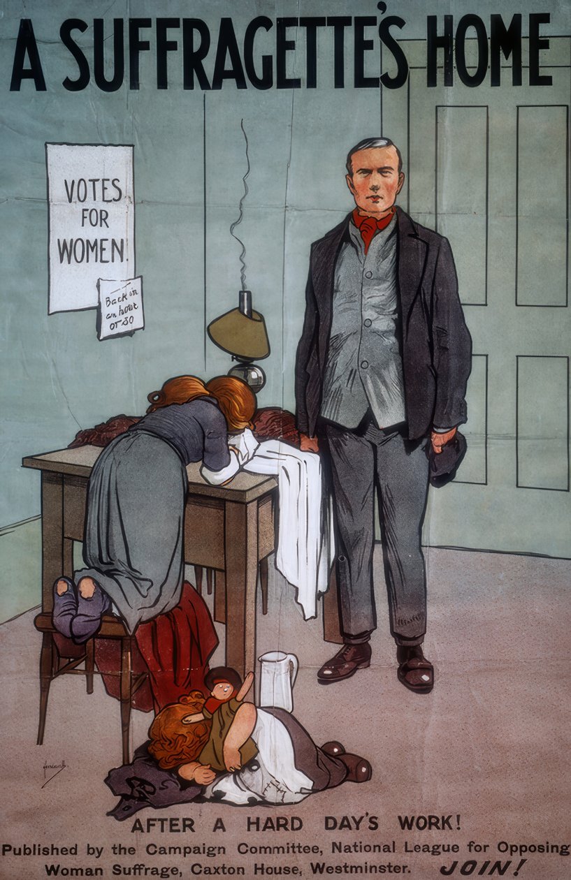 Una casa delle suffragette / J. Hassall / Poster, 20° secolo da John Hassall