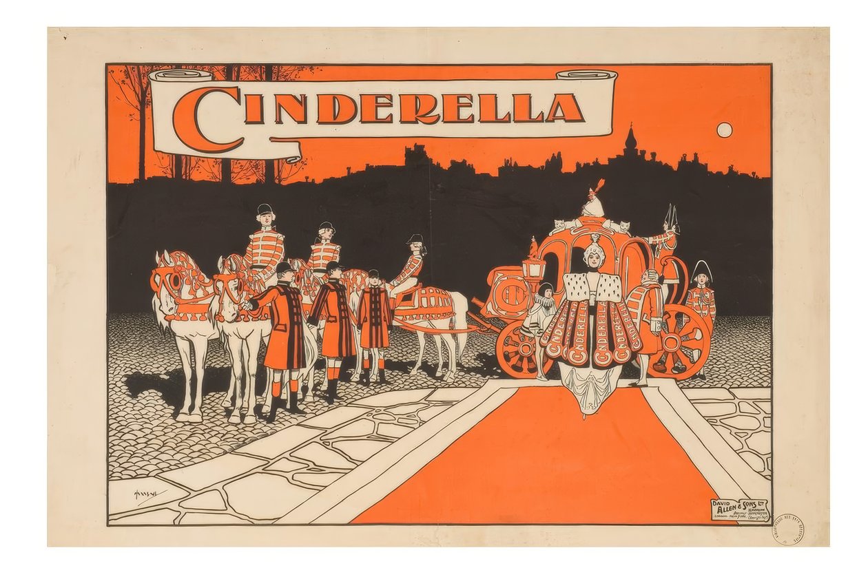 "Cenerentola" / J. Hassall / Poster, 1897-98 da John Hassall