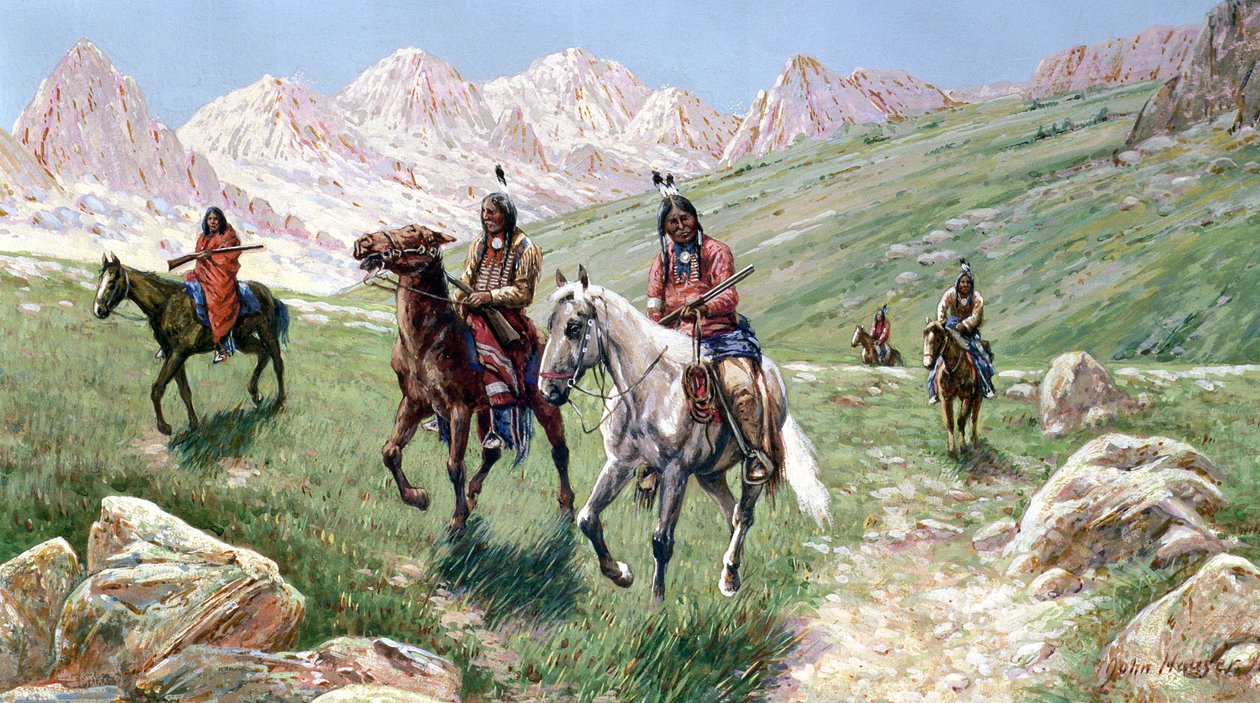 Nel Paese dei Cheyenne, 1896 da John Hauser