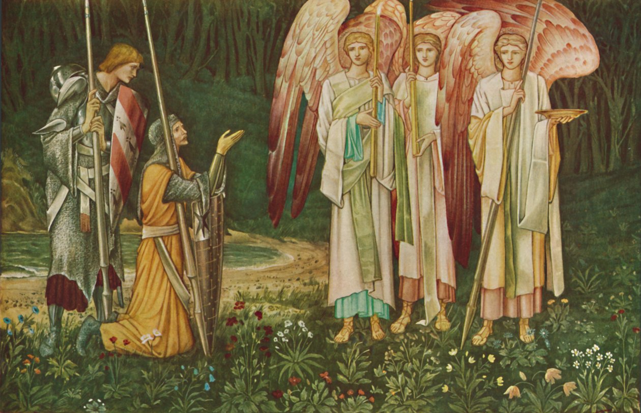 La visione del Santo Graal, 1891 da John Henry Dearle