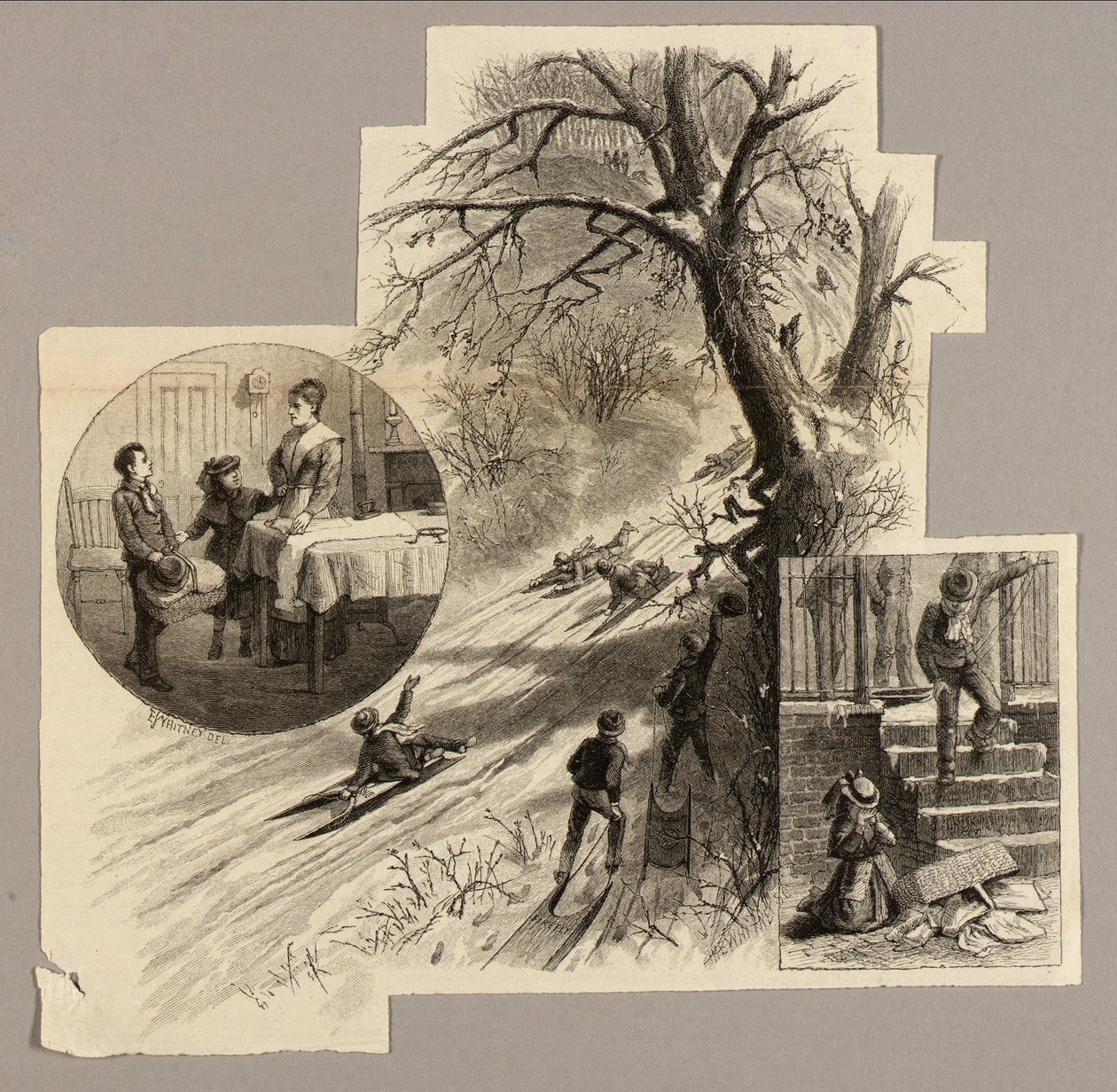 Scene di vita infantile da John Henry Ellsworth Whitney