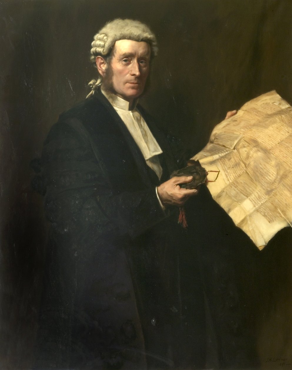 Sir Samuel George Johnson, KT, 1891 da John Henry Lorimer