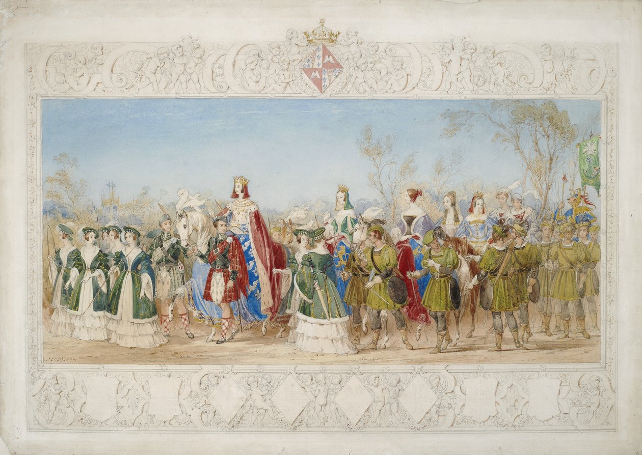 Jane Georgiana, Lady Seymour, Regina della Bellezza da John Henry Nixon
