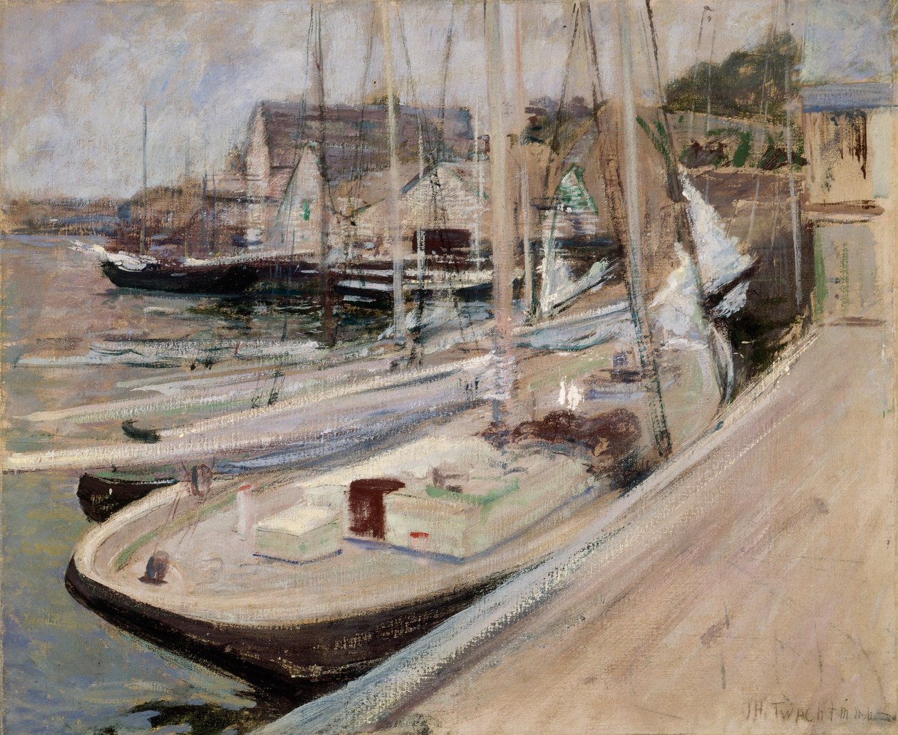 Barche da pesca a Gloucester da John Henry Twachtman